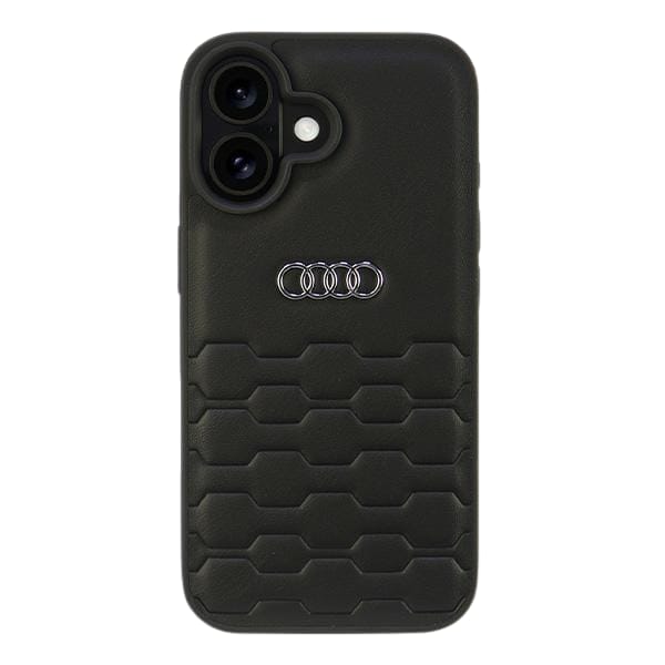 Audi Synthetic Leather iPhone 16 Plus 6.7" czarny/black hardcase AU-TPUPCIP16M-GT/D2-BK