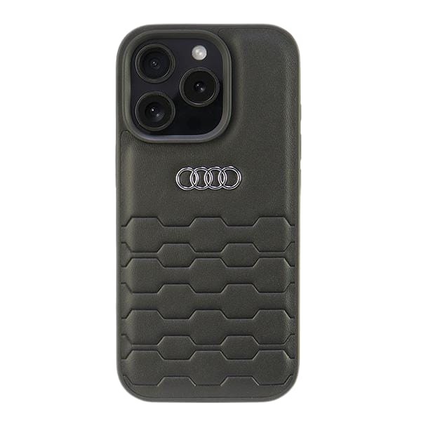 Audi Synthetic Leather iPhone 16 Pro Max 6.9" czarny/black hardcase AU-TPUPCIP16PM-GT/D2-BK