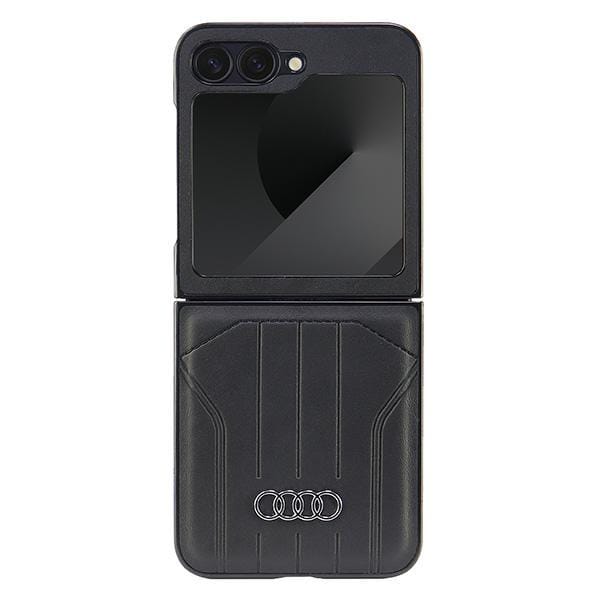 Audi Synthetic Leather MagSafe Z Fold6 F956 czarny/black hardcase AU-TPUPCMFold6-Q5/D1-BK