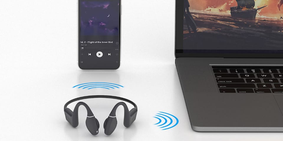 Creative Słuchawki bezprzewodoweOutlier Free Plus szaro-czarny/grey-black Bluetooth 5.3
