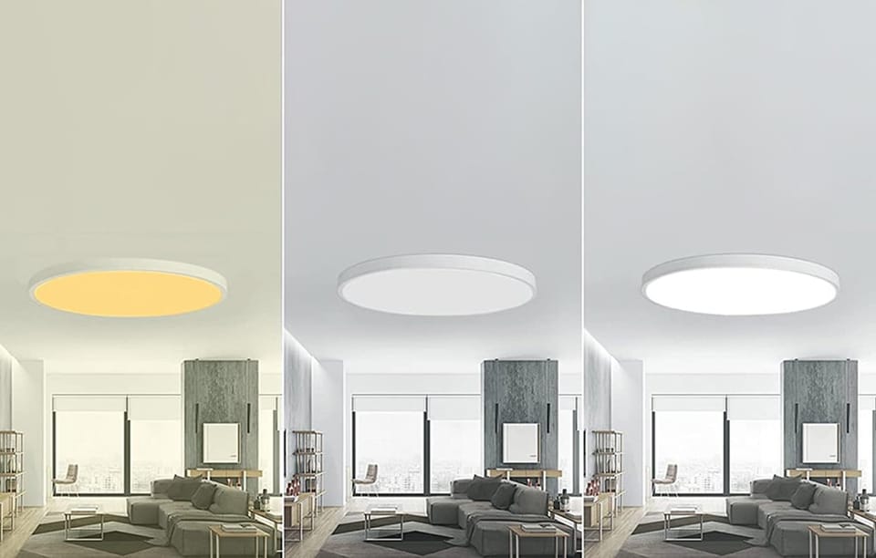 Inteligentna lampa sufitowa 30cm WiFi/Bluetooth 16M RGBCW Gosund LB12 1920lm Tuya + Pilot
