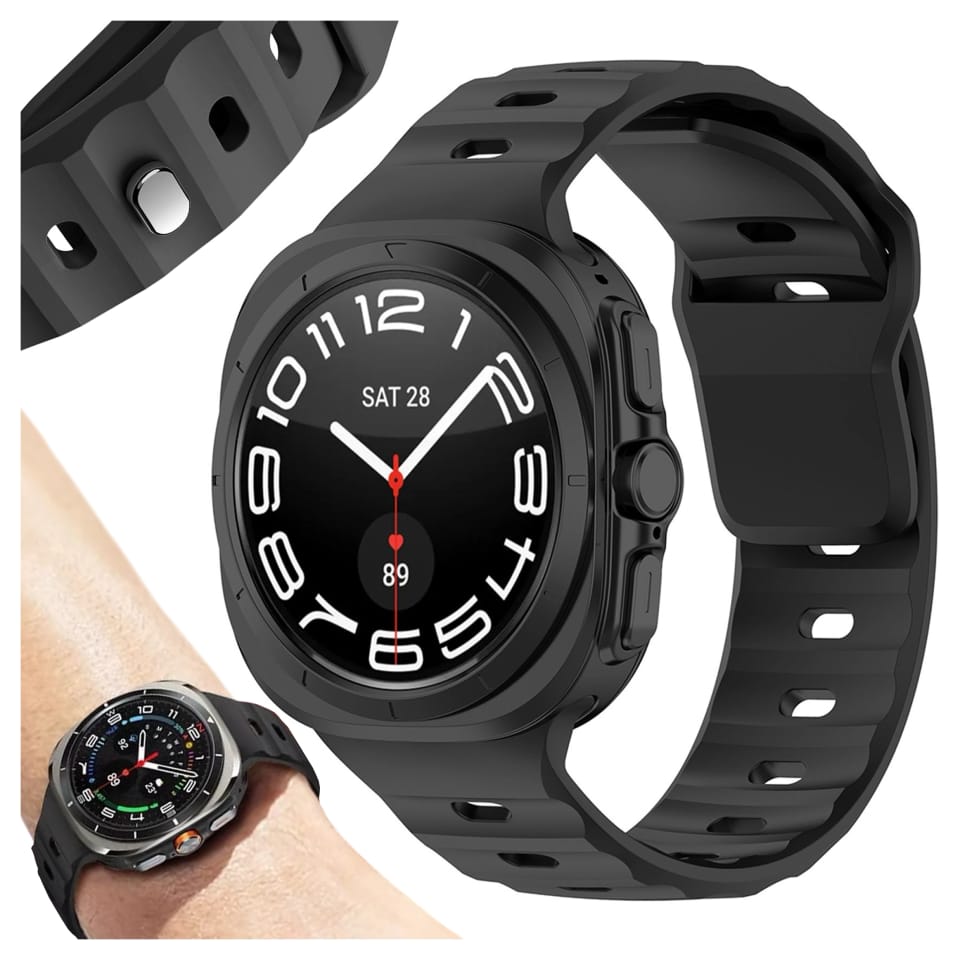 Opaska do smartwatcha Pasek na zegarek do Samsung Galaxy Watch Ultra 47mm Czarny