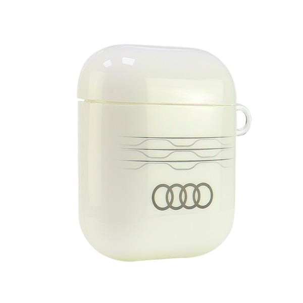 Audi IML Geometric Pattern AirPods        1/2,cover biały/white AU-IMLAP-A6/D3-WE