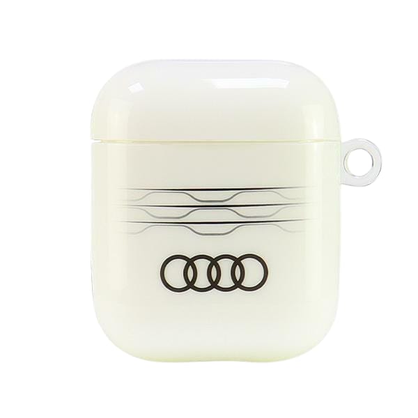 Audi IML Geometric Pattern AirPods        1/2,cover biały/white AU-IMLAP-A6/D3-WE