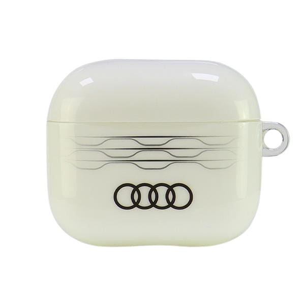 Audi IML Geometric Pattern AirPods Pro 2 cover biały/white AU-IMLAPP2-A6/D3-WE