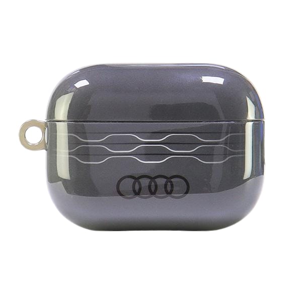 Audi IML Geometric Pattern AirPods Pro 2 cover szary/gray AU-IMLAPP2-A6/D3-GY