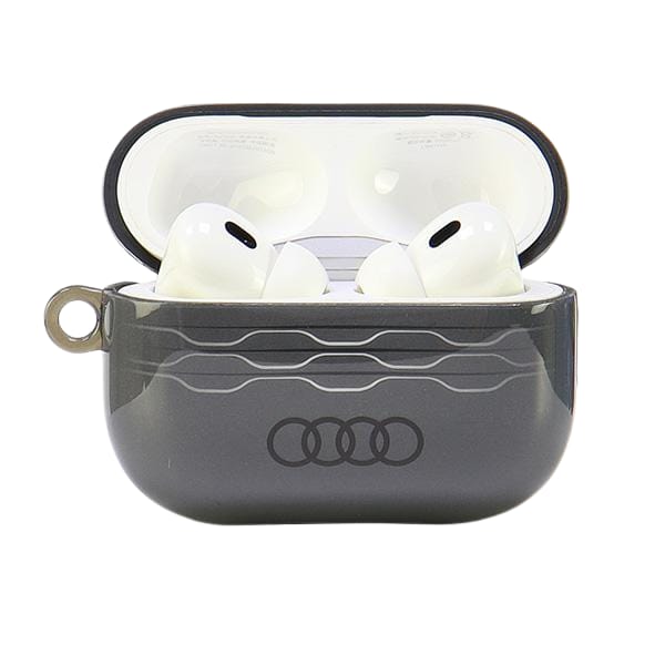 Audi IML Geometric Pattern AirPods Pro 2 cover szary/gray AU-IMLAPP2-A6/D3-GY