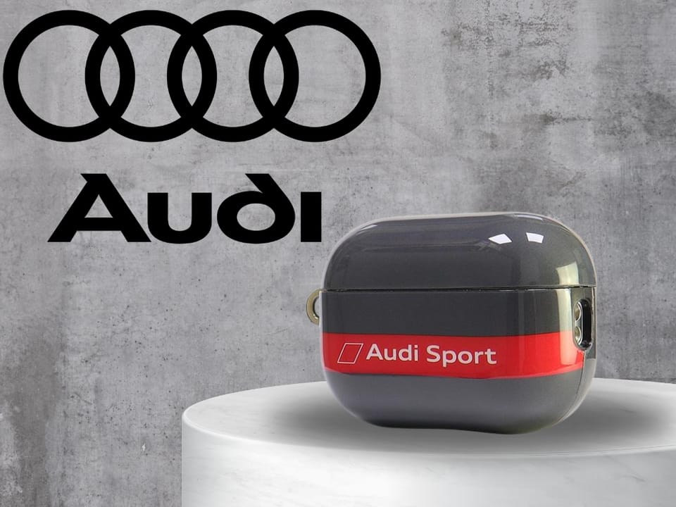 Audi IML Sport AirPods Pro 2 cover szary/gray AUS-IMLAPP2-RSQ/D4-GY