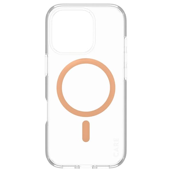 Etui CARE by PanzerGlass Flagship Case   iPhone 16 Pro 6,3" brzoskwiniowy/peachy MagSafe 1374