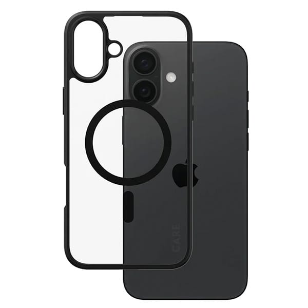 CARE by PanzerGlass Case Flagship Urban Combat Black MagSafe iPhone 16 Plus | CARE