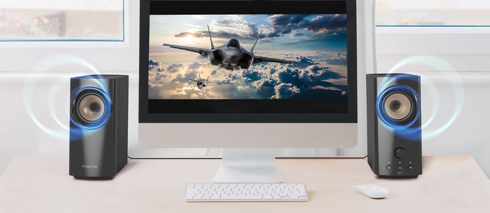 Creative Głośniki bezprzewodowe 2.0 T60  czarny/black Bluetooth 5.0