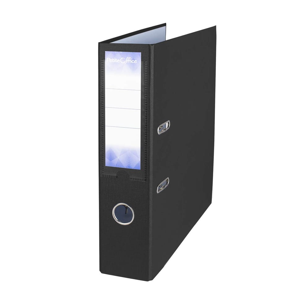 Segregator PETITE OFFICE A4/75mm czarny PO76216 STRIGO