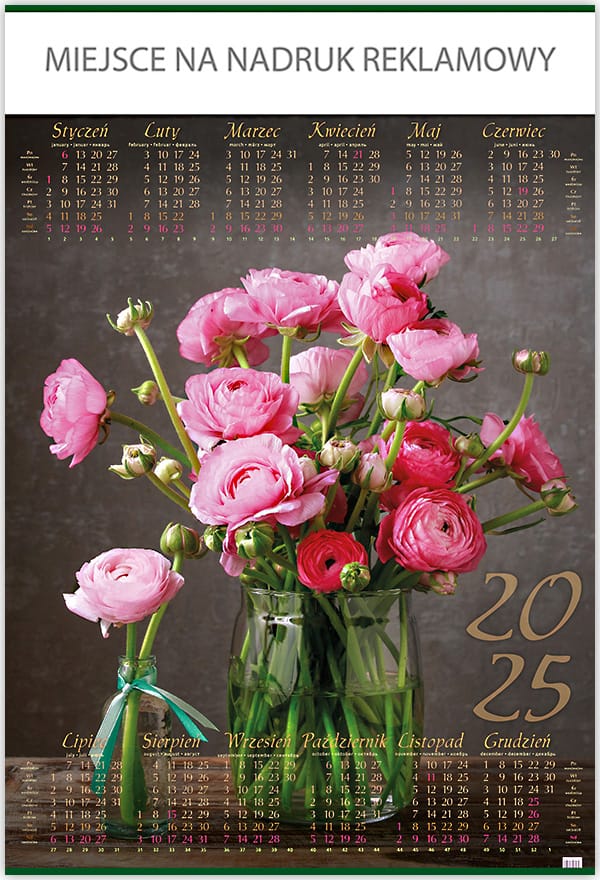 Kalendarz Plakatowy B1, P16 BUKIET 67x98cm TELEGRAPH