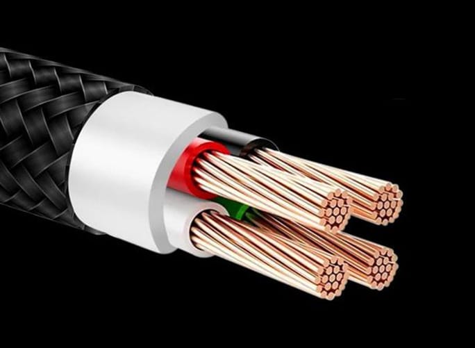 Kabel USB Typ-C z oplotem Spider (2 m, czarny)