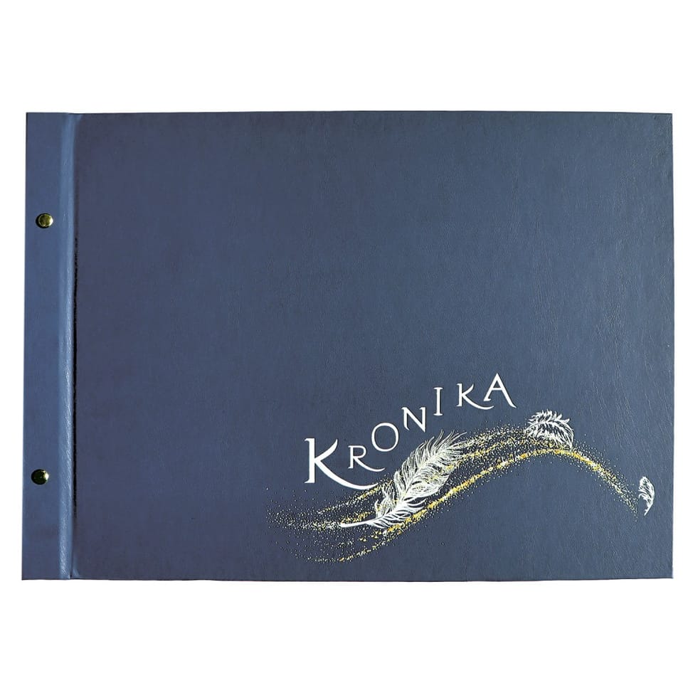 Kronika A3 malowana pozioma granatowa 415x297mm 1829-319-066 WARTA
