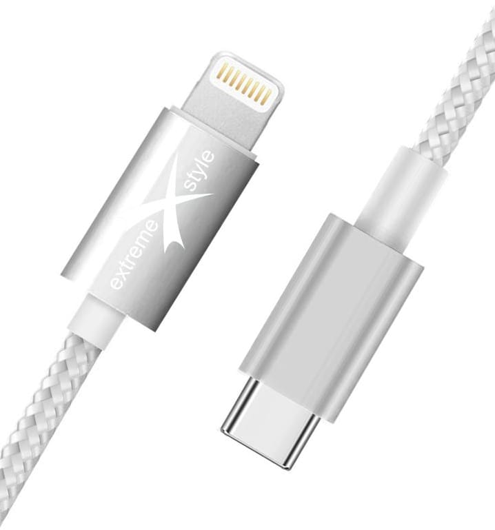 Kabel pleciony PD do telefonu ze złączem Apple Lightning 30 cm