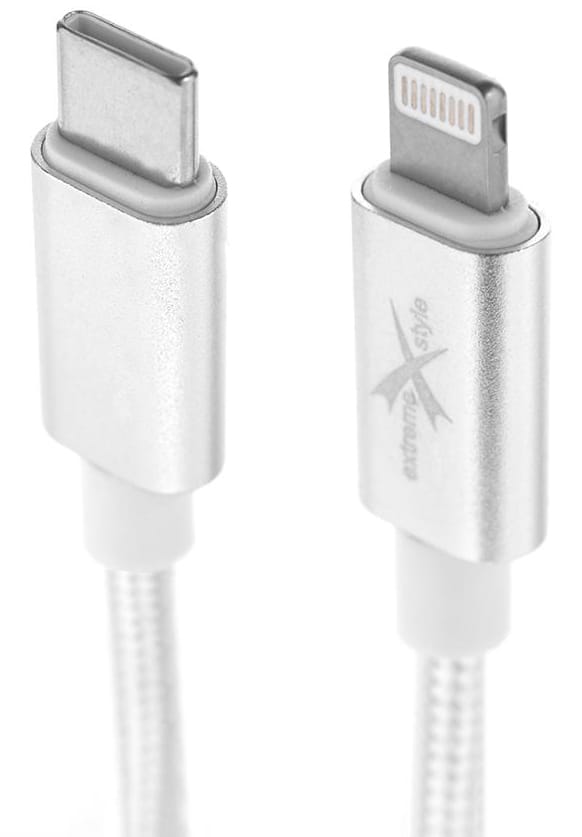 Kabel pleciony PD do telefonu ze złączem Apple Lightning 30 cm