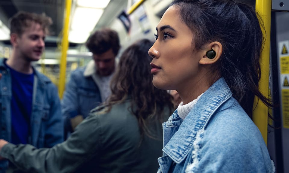 Creative Słuchawki bezprzewodowe         Sensemore Air czarny/black Bluetooth 5.2 ANC