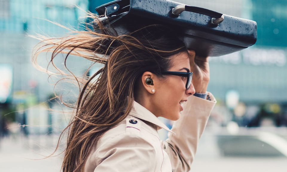 Creative Słuchawki bezprzewodowe         Sensemore Air czarny/black Bluetooth 5.2 ANC