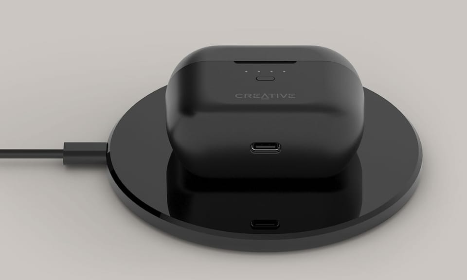 Creative Słuchawki bezprzewodowe Zen Air  Pro czarny/black Bluetooth LE Audio ANC