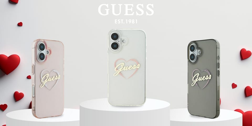 Guess GUHCP16LHCHGSPP iPhone 16 Pro 6.3" różowy/pink hardcase IML Heart