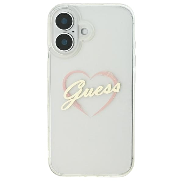 Guess GUHCP16XHCHGSPT iPhone 16 Pro Max 6.9" przeźroczysty/transparent hardcase IML Heart