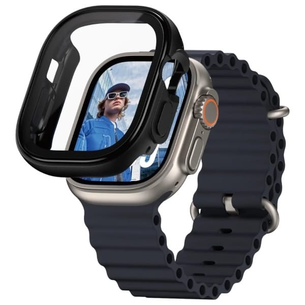 PanzerGlass Snappie Full Body Apple      Watch Ultra 2 / Ultra 3 Czarny/Black 3724
