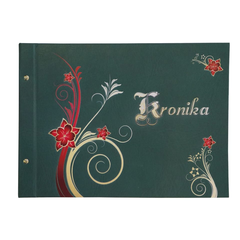 Kronika A3 malowana pozioma zielona 415x297mm 1829-319-067 WARTA