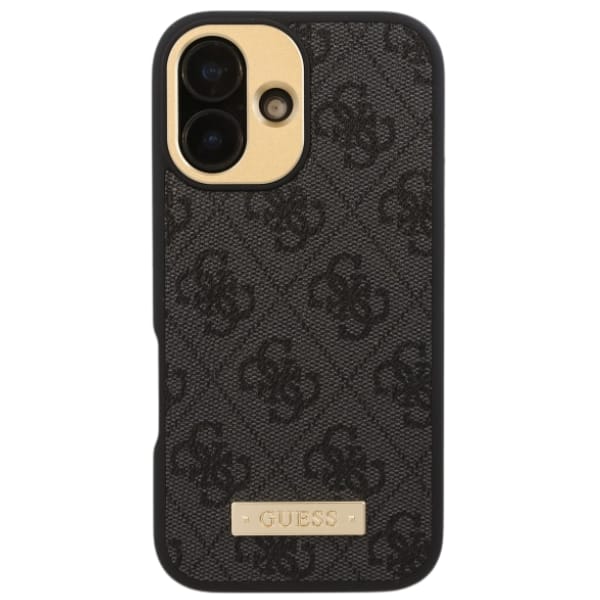 Guess GUHMP16MU4GPRK iPhone 16 Plus 6.7" czarny/black hardcase 4G Logo Plate MagSafe
