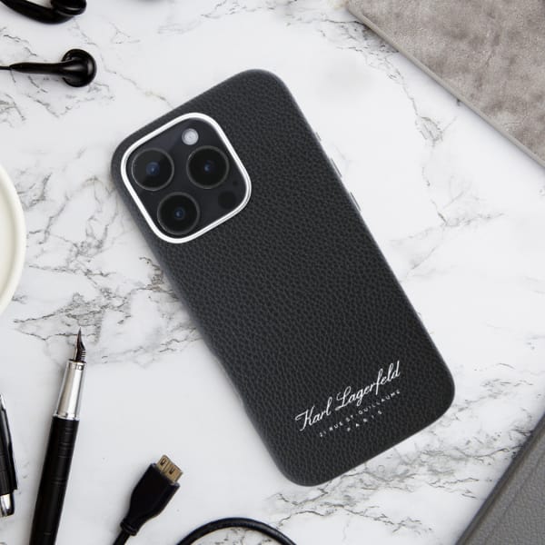 Karl Lagerfeld KLHCP16SPGWCMKHK iPhone16  6.1 hardcase czarny/black hotel RSG