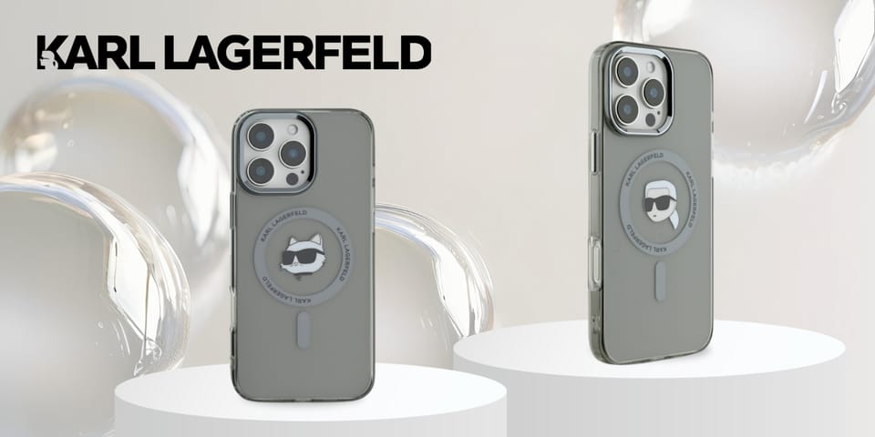 Karl Lagerfeld KLHMP16LHLSCHK iPhone 16 Pro 6.3" czarny/black hardcase IML Metal Choupette Head MagSafe