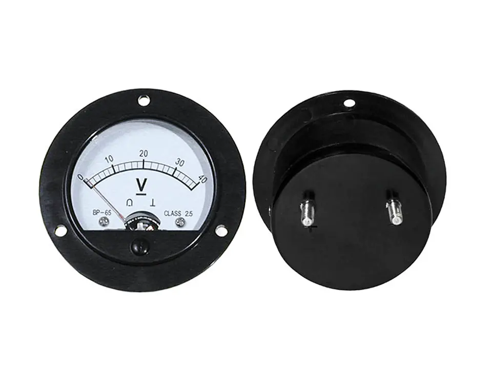 Analoges Voltmeter - Panel BP-65 - 40V DC