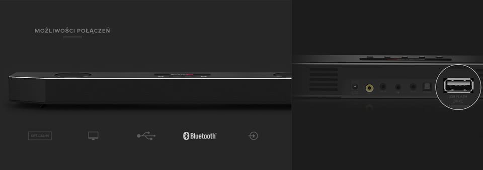 Creative Soundbar Sound BlasterX Katana  gaming z subwooferem czarny/black Bluetooth 4.2