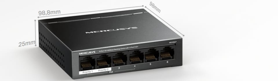 Switch Mercusys MS106LP