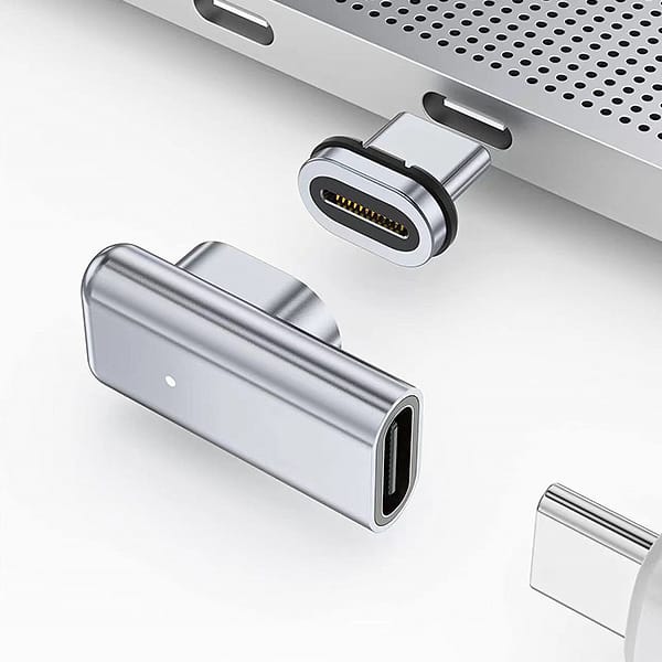Beline Adapter magnetyczny USB-C 100W    srebrny/silver DAC BLNAM01