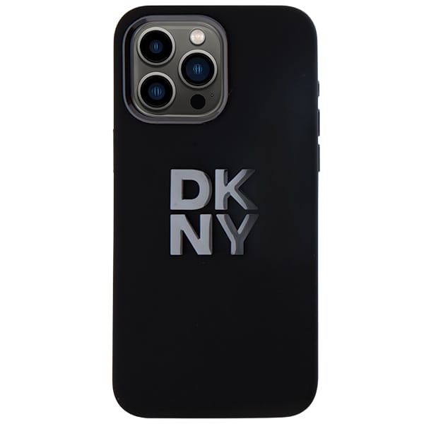 DKNY DKHCP16XSMCBSK iPhone 16 Pro Max     6.9" czarny/black hardcase Liquid Silicone Metal Logo