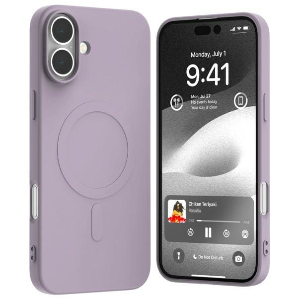 Mercury MagSafe Semi-Silicone iPhone 16 6,1" liliowy fiolet /lilac purple