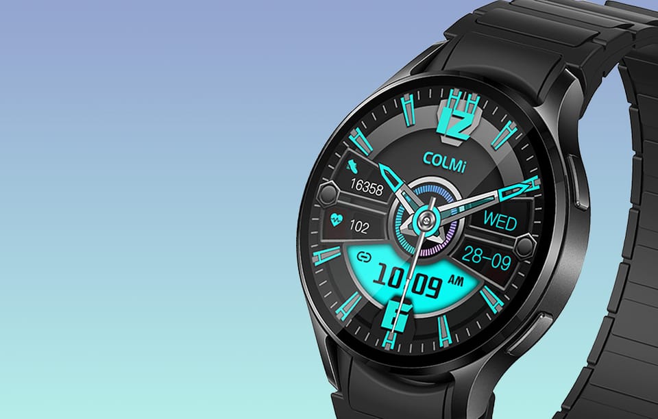 Smartwatch Colmi i28 Ultra z magnetycznym paskiem (czarny)