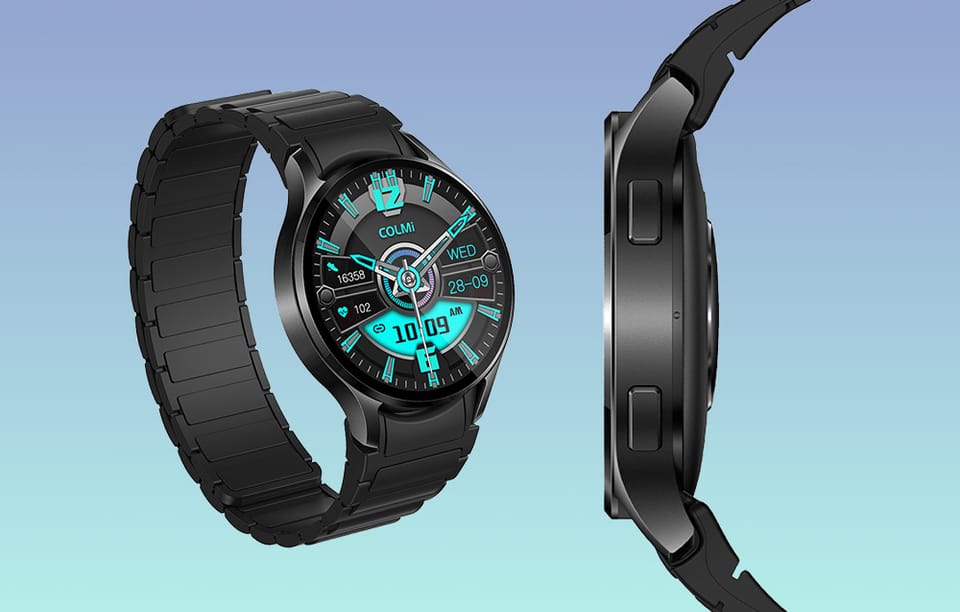 Smartwatch Colmi i28 Ultra z magnetycznym paskiem (czarny)