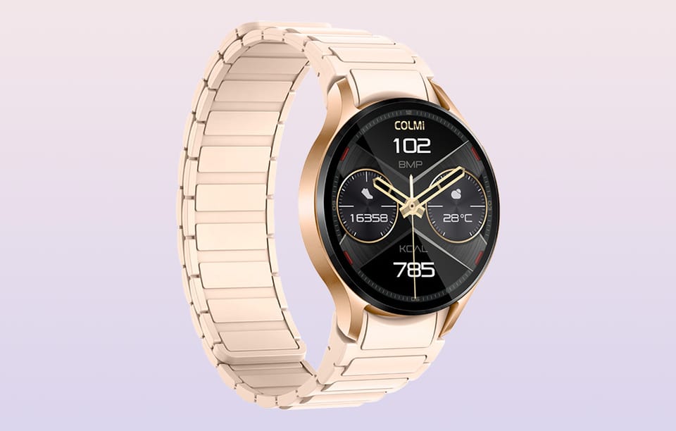 Smartwatch Colmi i28 Ultra z magnetycznym paskiem (złoty)