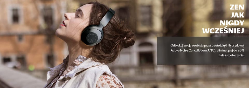 Creative Słuchawki bezprzewodowe Zen     Hybrid Pro czarny/black Bluetooth LE Audio ANC
