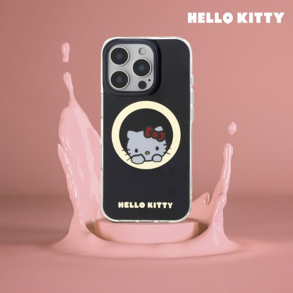 Hello Kitty HKHMP16LHSWKK iPhone 16 Pro 6,3" czarny/black hardcase IML Sweet Kitty Magsafe