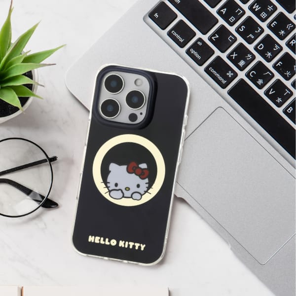 Hello Kitty HKHMP16LHSWKK iPhone 16 Pro 6,3" czarny/black hardcase IML Sweet Kitty Magsafe