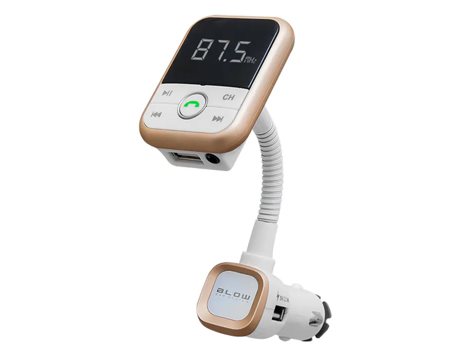 Transmiter FM z Bluetooth i ładowarką 2,1A Blow