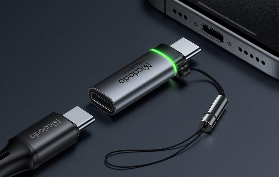 Adapter USB-C do USB-C Mcdodo OT-2450, auto power off