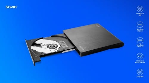 External Slim drive DVD SAVIO AK-59