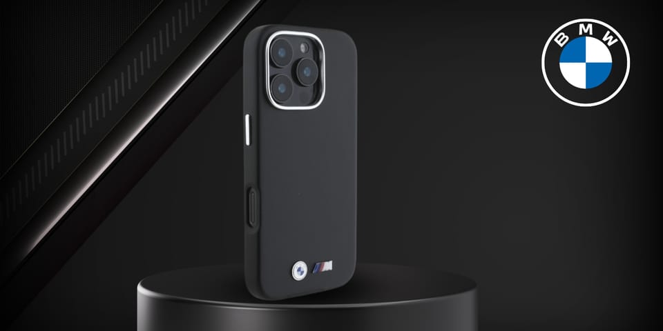 BMW BMHMP16L23PMWK iPhone 16 Pro 6.3" czarny/black hardcase M Smooth Full Wrapped Metal MagSafe