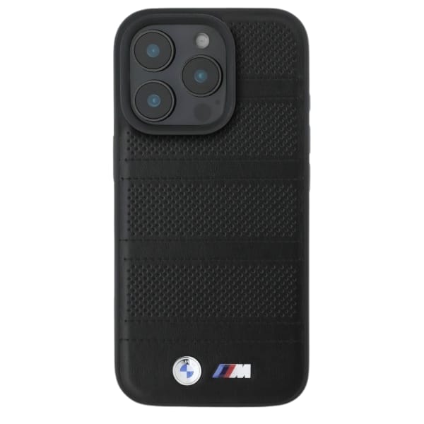 BMW BMHMP16X23PUSPK iPhone 16 Pro Max     6.9" czarny/black hardcase M Perforated And Stitched Line MagSafe