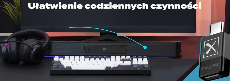 Creative Nadajnik audio BT-W3X Bluetooth 5.3
