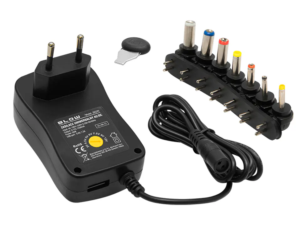 Zasilacz wielozakresowy 3-12V 2A Blow ZI2000 z USB
